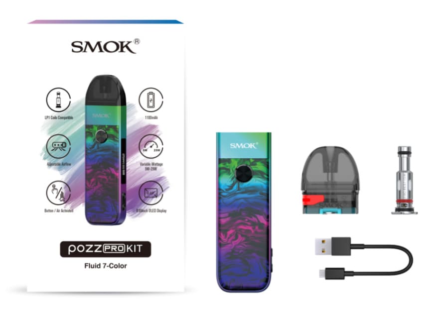 SMOK Pozz Pro POD kit комплектация